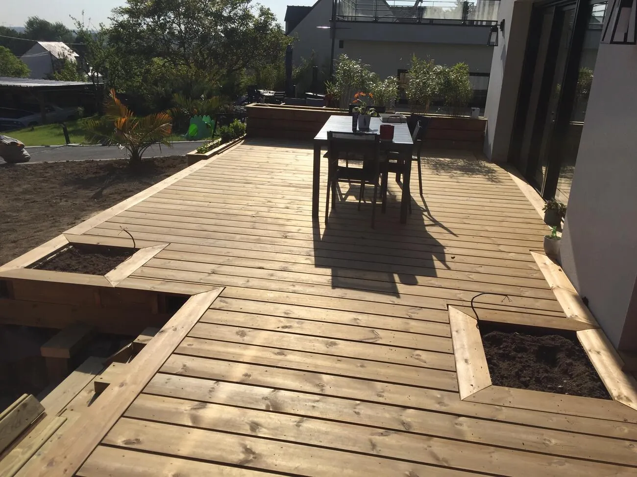 Terrasse & jardinières